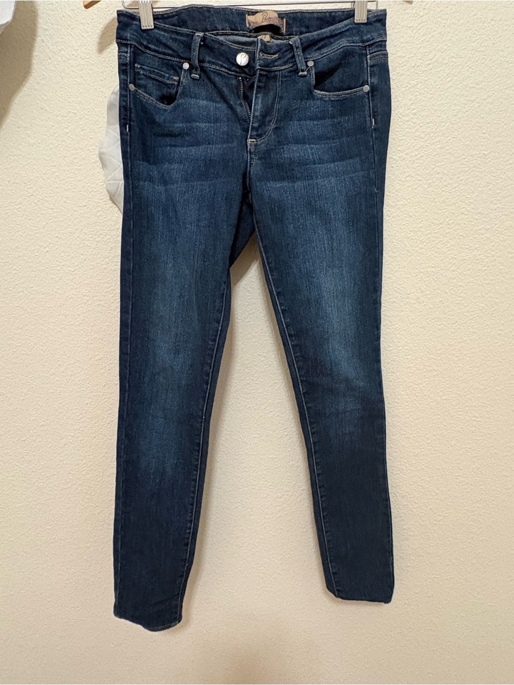 Paige Classic Dark Wash Women’s Skinny Jeans - Dark Blue